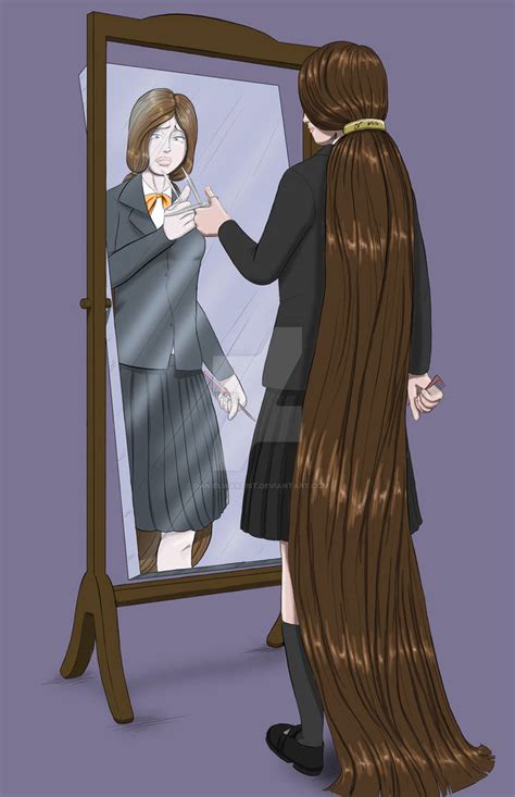 Ayumi Aya Pondering a Haircut by danielwartist on DeviantArt.